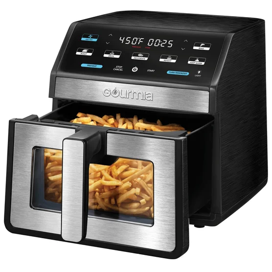Gourmia 8-Quart Digital Air Fryer with Window & Light - Image 4